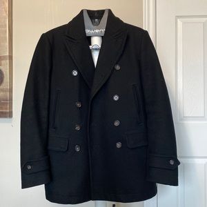 Banana Republic Size S Black Wool Coat